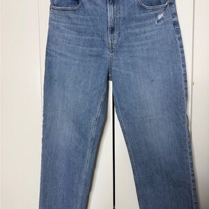 Everlane Women's The Way High Orgabic Cotton Jeans in Light Blue